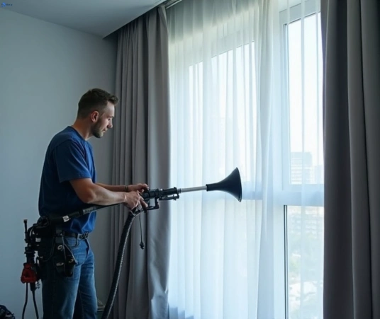Professional drapes cleaning process tools Matty Curtain Cleaning chermside-west