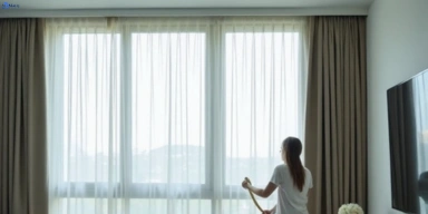 Delicate sheer drape cleaning chermside-west Matty Curtain Cleaning