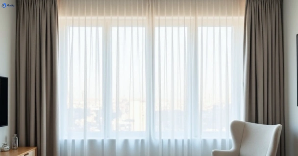 Restored vibrant drapes in chermside-west QLD after Matty Curtain Cleaning